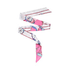 Silky Printed Twilly Bag Scarf