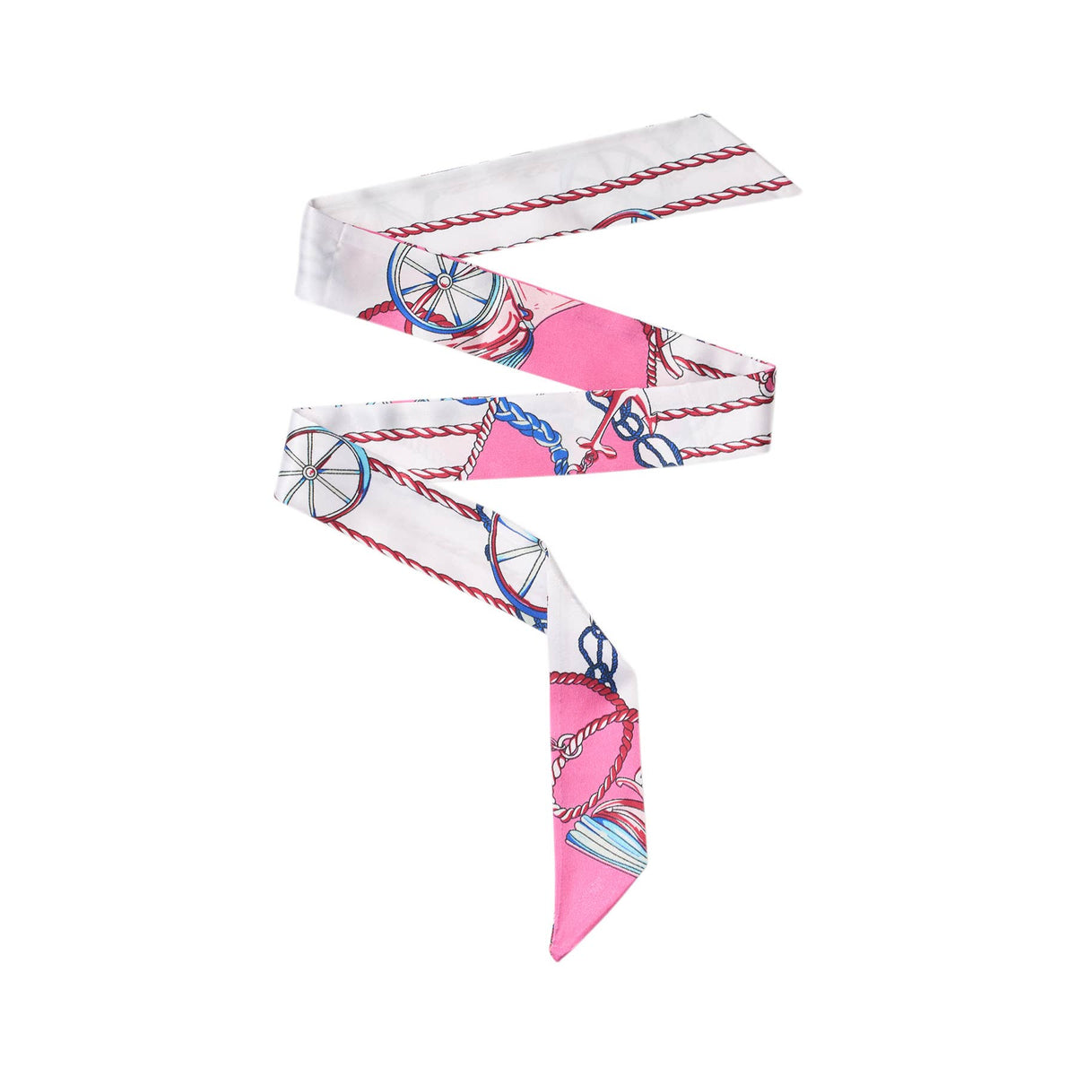 Silky Printed Twilly Bag Scarf
