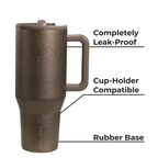 HydroJug Traveler 40 oz Leakproof Tumbler – Mist | Insulated Straw Cup