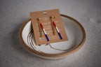 4th of July Bead Earrings