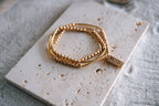 Beaded Triple Wrap Bracelet