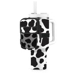 Black/White Cow Print Tumbler ZIPPER POUCH