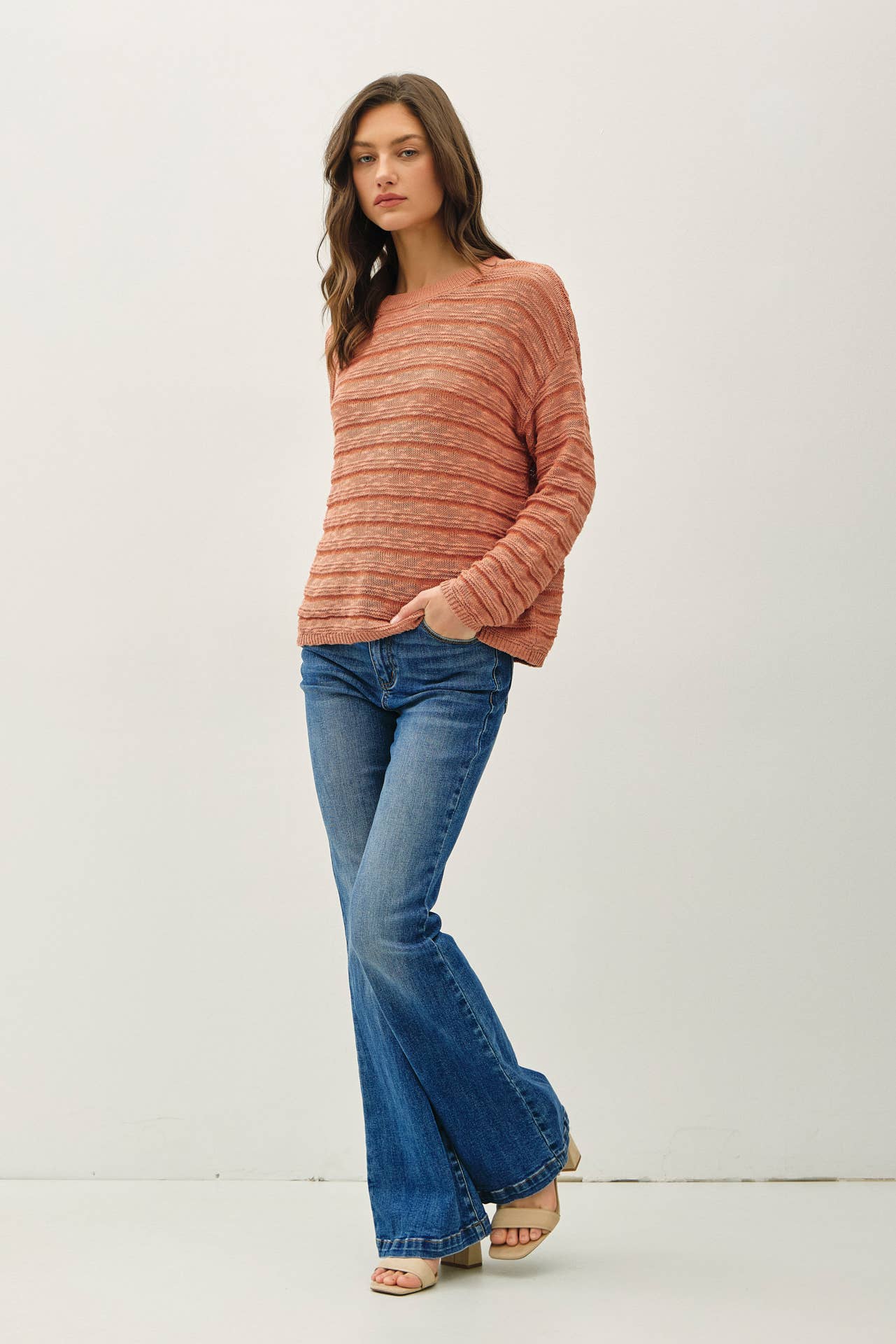 Lightweight Striped Beachy Sweater