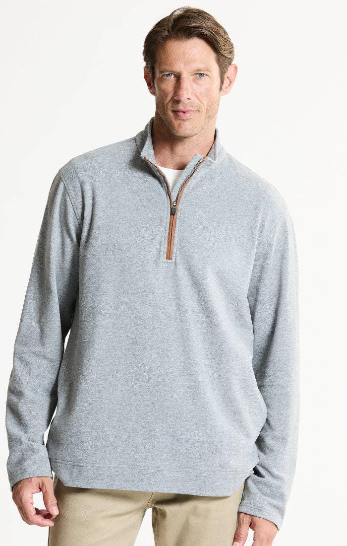 Men's Ultra Soft Quarter Zip Pullover – Slate Blue