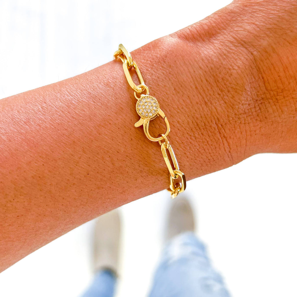 Gold Link Bracelets