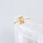 CZ Art Deco Ring – Waterproof & Hypoallergenic