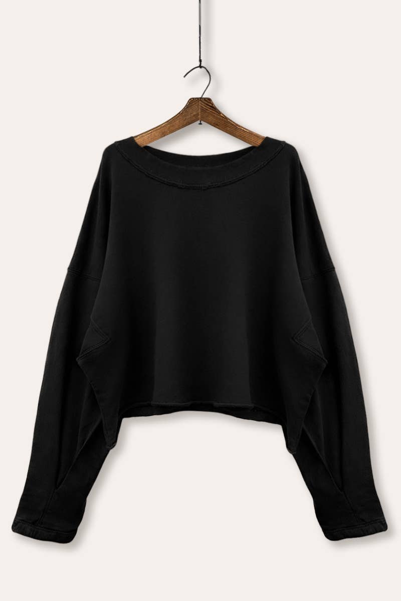 Blank Cropped Sweatshirt