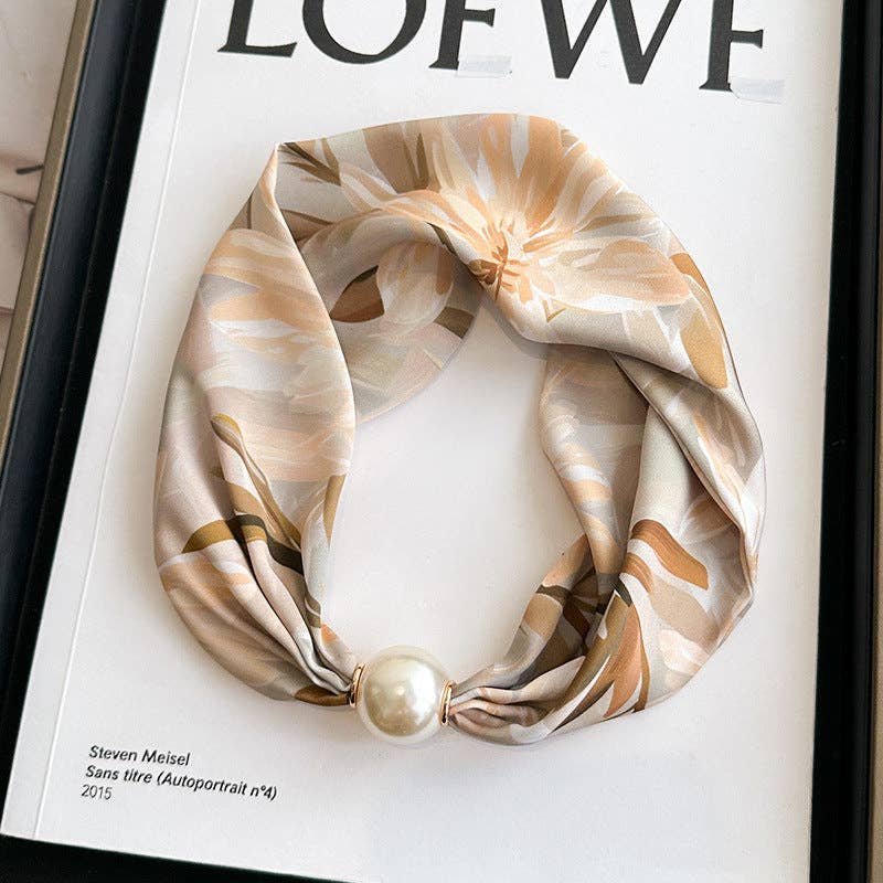 Lightweight Satin Neck Scarf