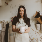 Flower Shop 15 oz Soy Candle - Glass Matte Jar