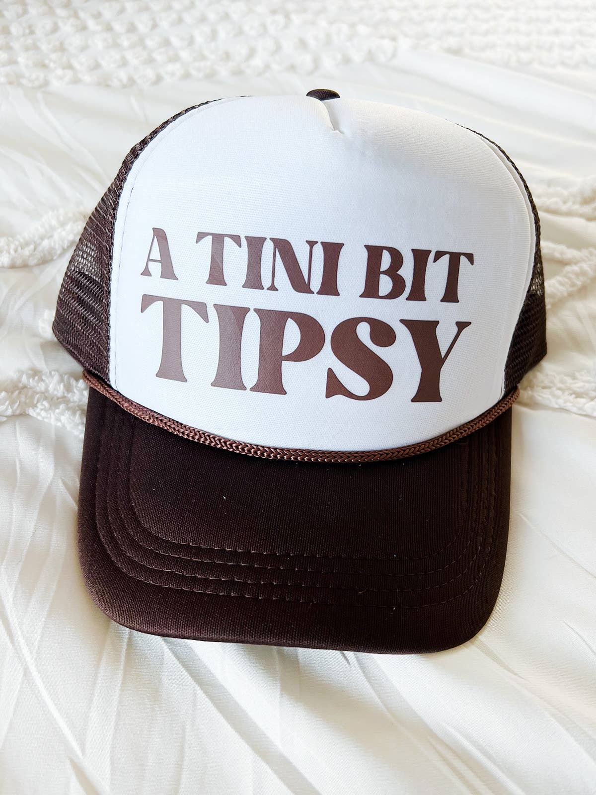 "A Tini Bit Tipsy" Trucker Hat