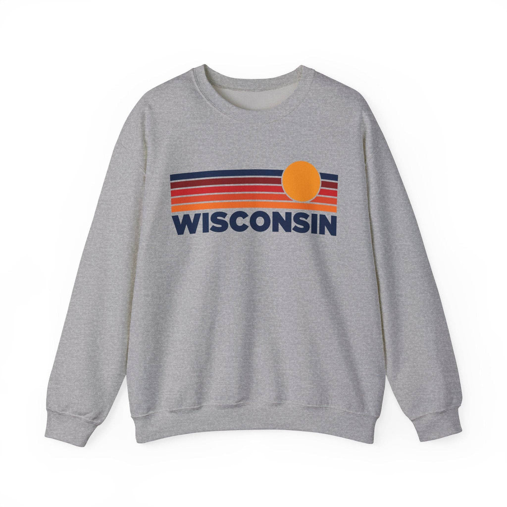 Wisconsin Sweatshirt Retro Unisex, Vintage Wisconsin Sweater