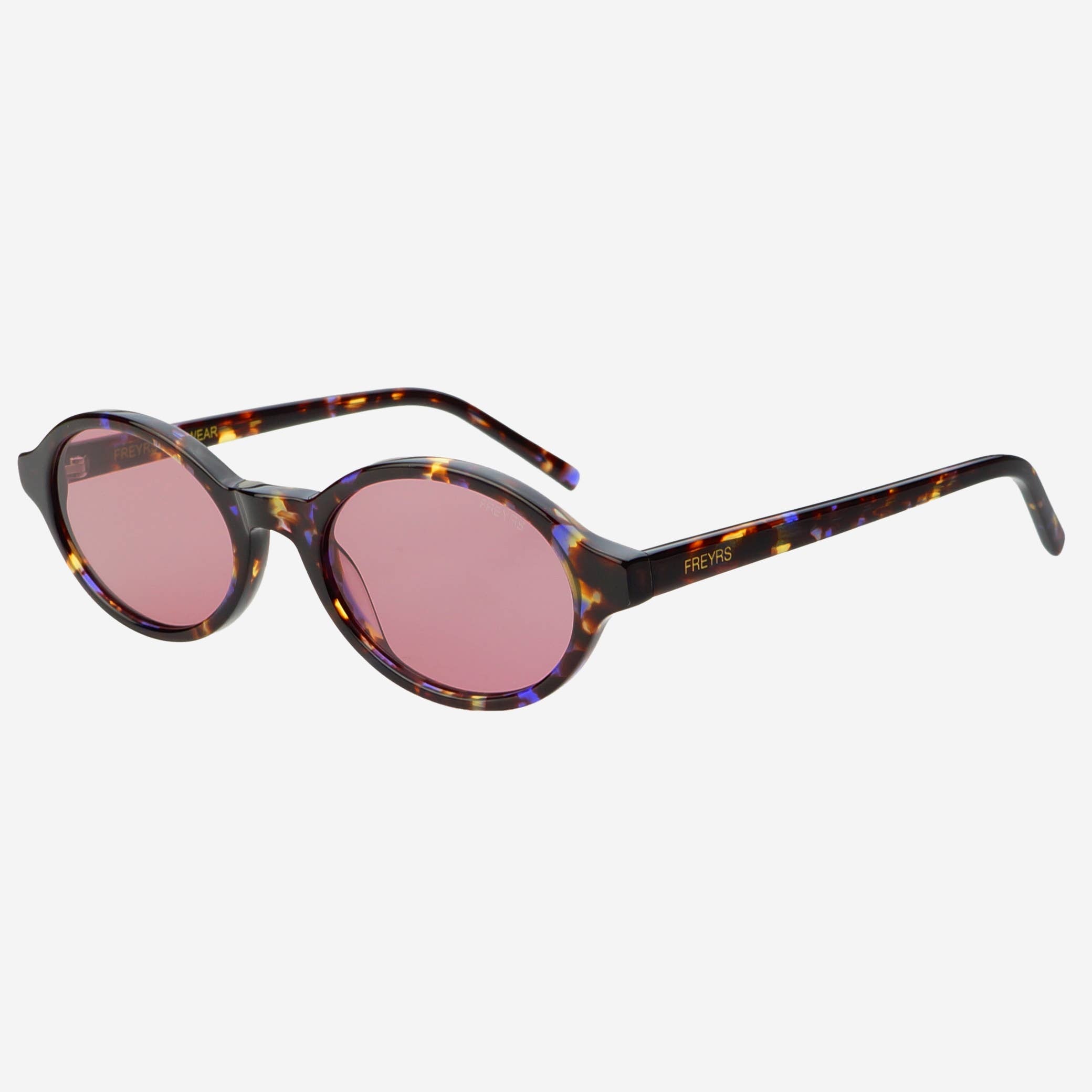 Zoe Round Acetate Sunglasses – Women’s Small Fit