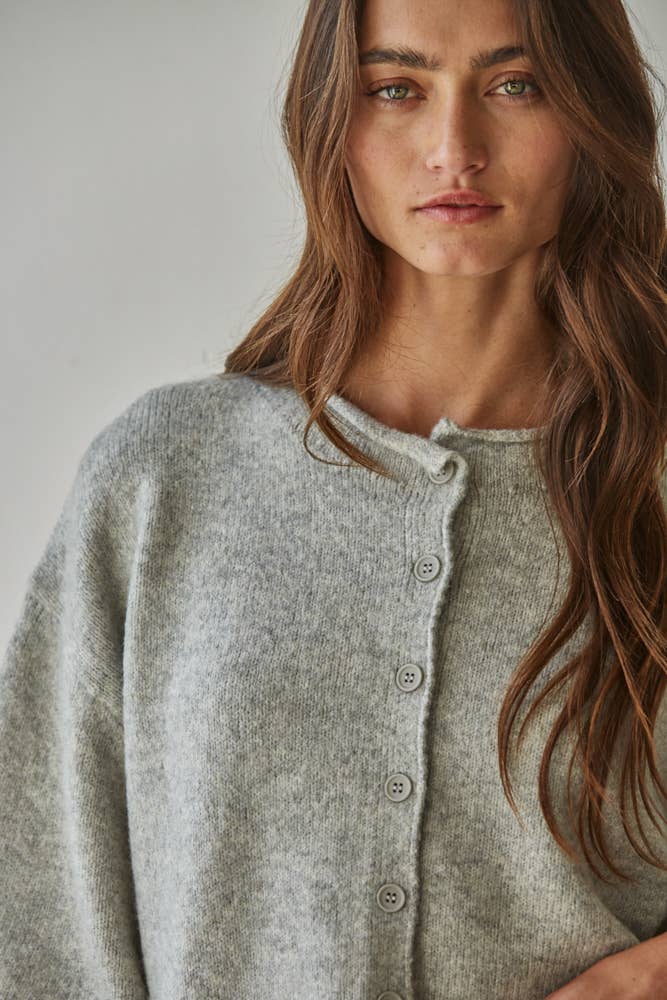 Knit Button-Up Top