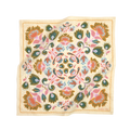 Ingrid Cotton Bandana – Cream & Teal