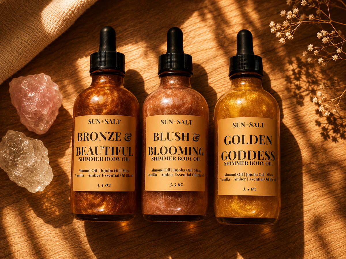 Golden Goddess Shimmer Body Oil