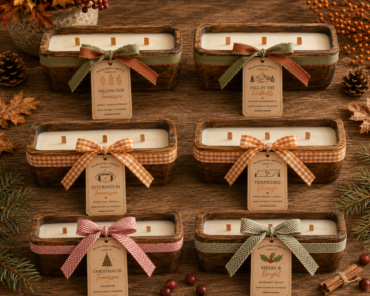 Seasonal Dough Bowl Candle