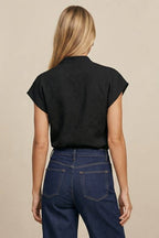 Soft Matte Drop Shoulder Blouse