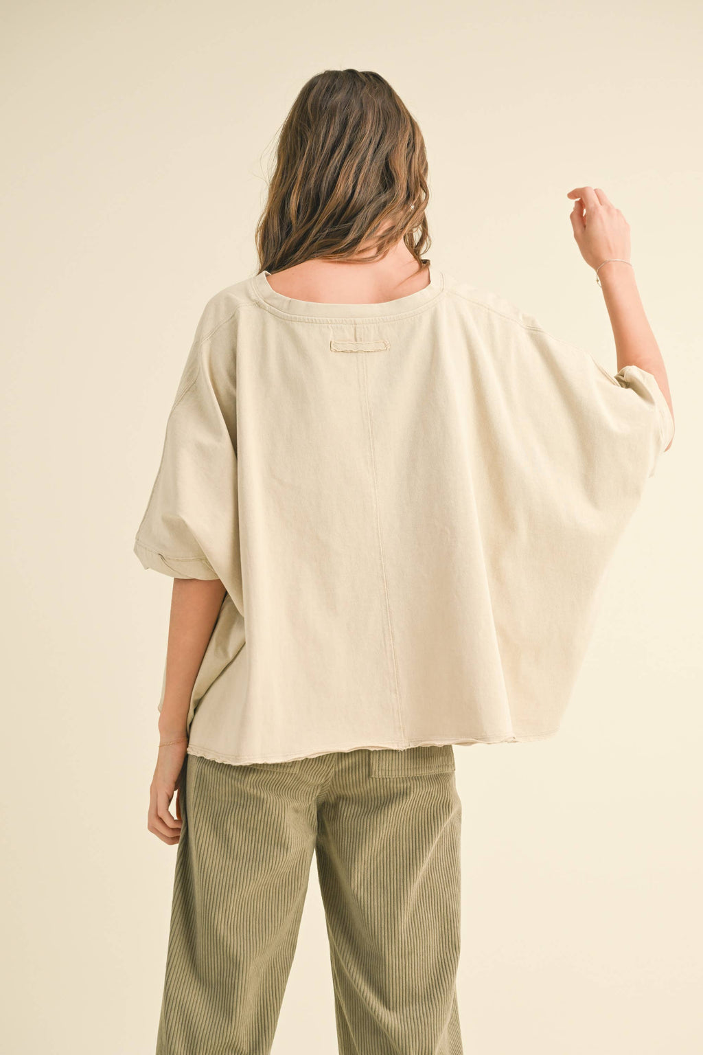 Bye & Wash Oversized Tee