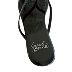 Glossy Flip Flops