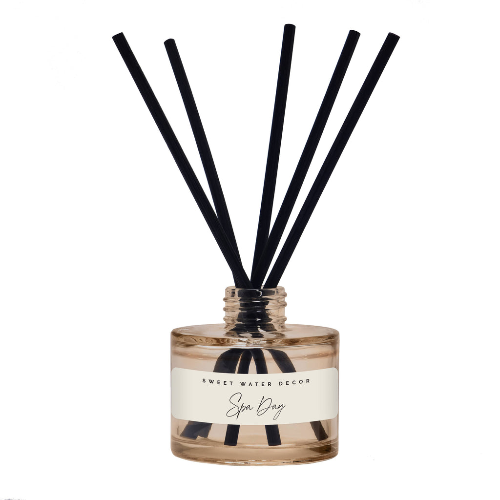 Spa Day Reed Diffuser - Sea Salt & Jasmine Home Fragrance