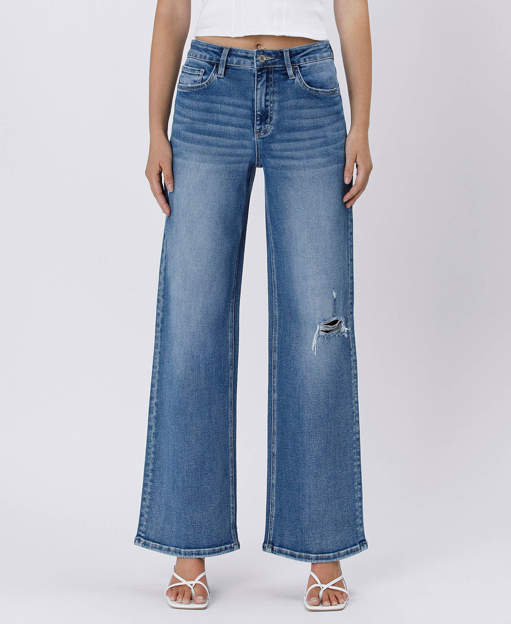 Lovervet High Rise Baggy Wide Jeans