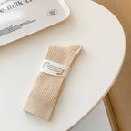 Macaron Cotton Crew Socks