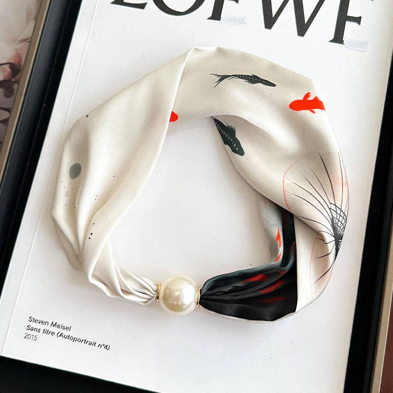 Lightweight Satin Neck Scarf