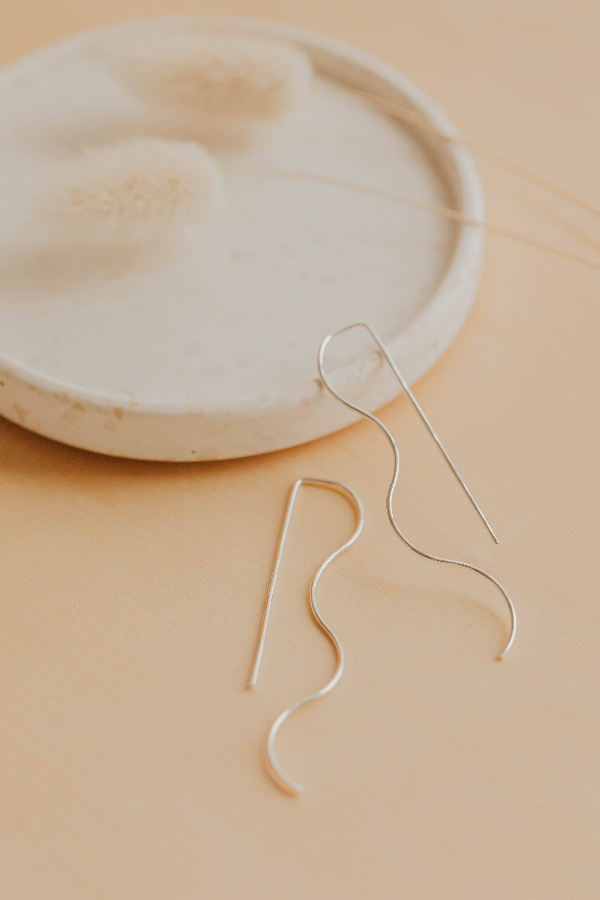 Wave Threaders | 14kt Gold Fill + Sterling Silver