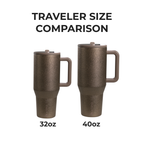 HydroJug Traveler 40 oz Leakproof Tumbler – Mist | Insulated Straw Cup