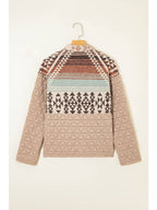 Western Aztec Quilted Patchwork Jacket