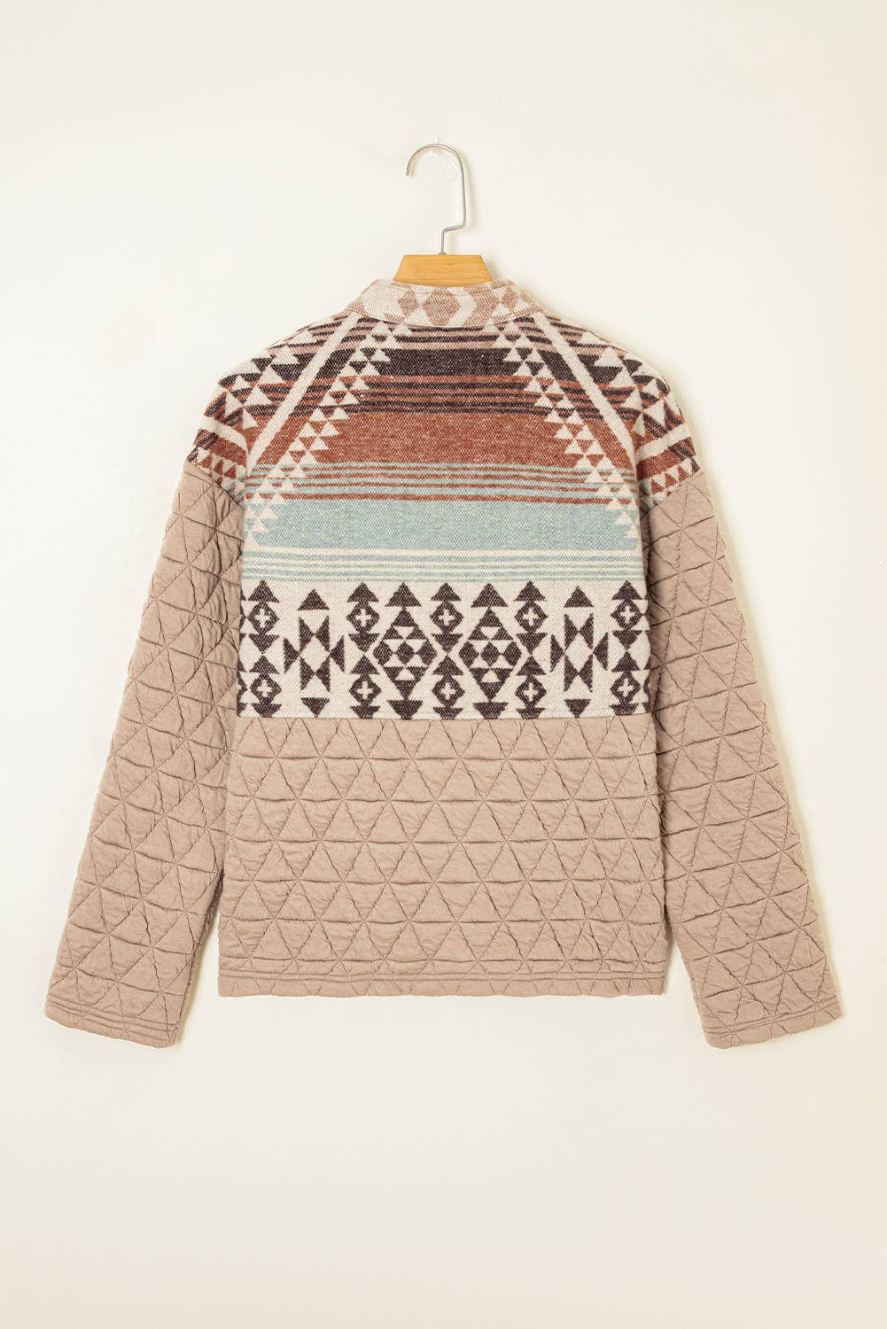 Western Aztec Quilted Patchwork Jacket