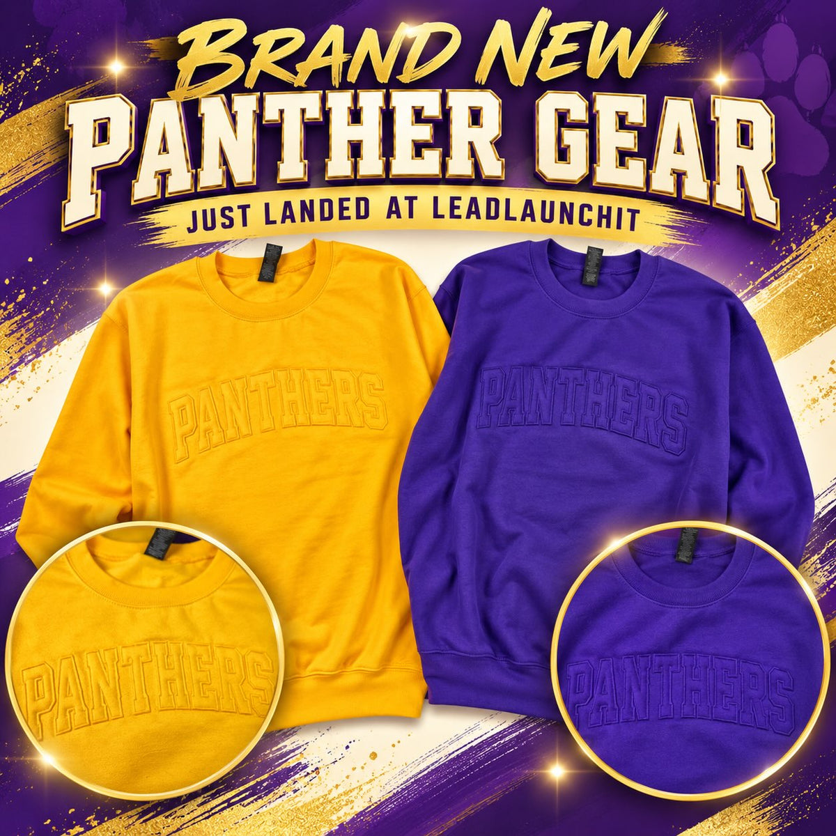 Custom Raggy Panther Sweatshirt